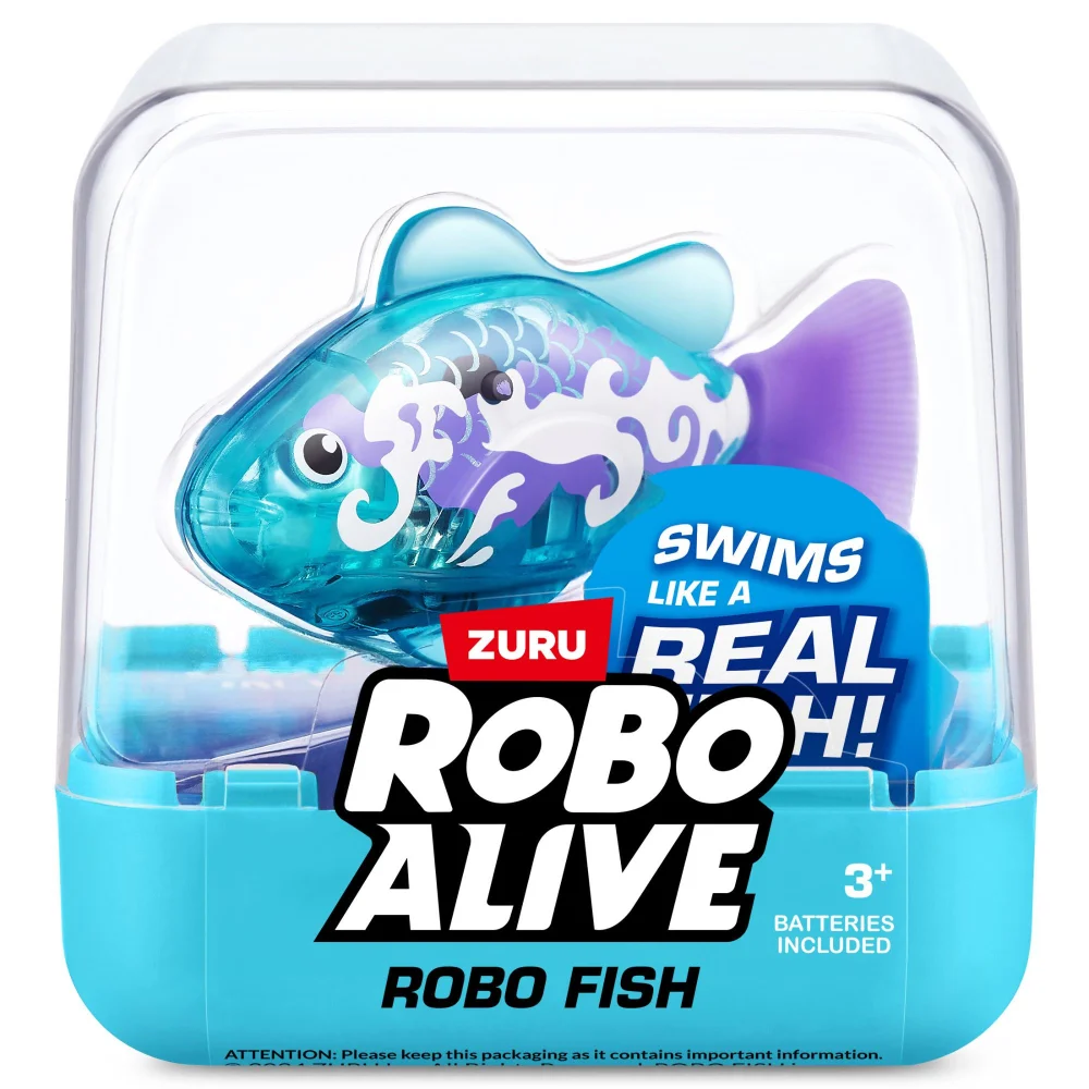 Robo Alive Robo Fish Electronic Pet by ZURU (Styles Vary) Image 1