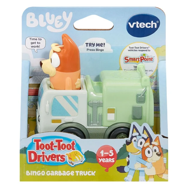 VTech Bingo's Garbage Truck Toot-Toot Drivers Vehicle Bluey