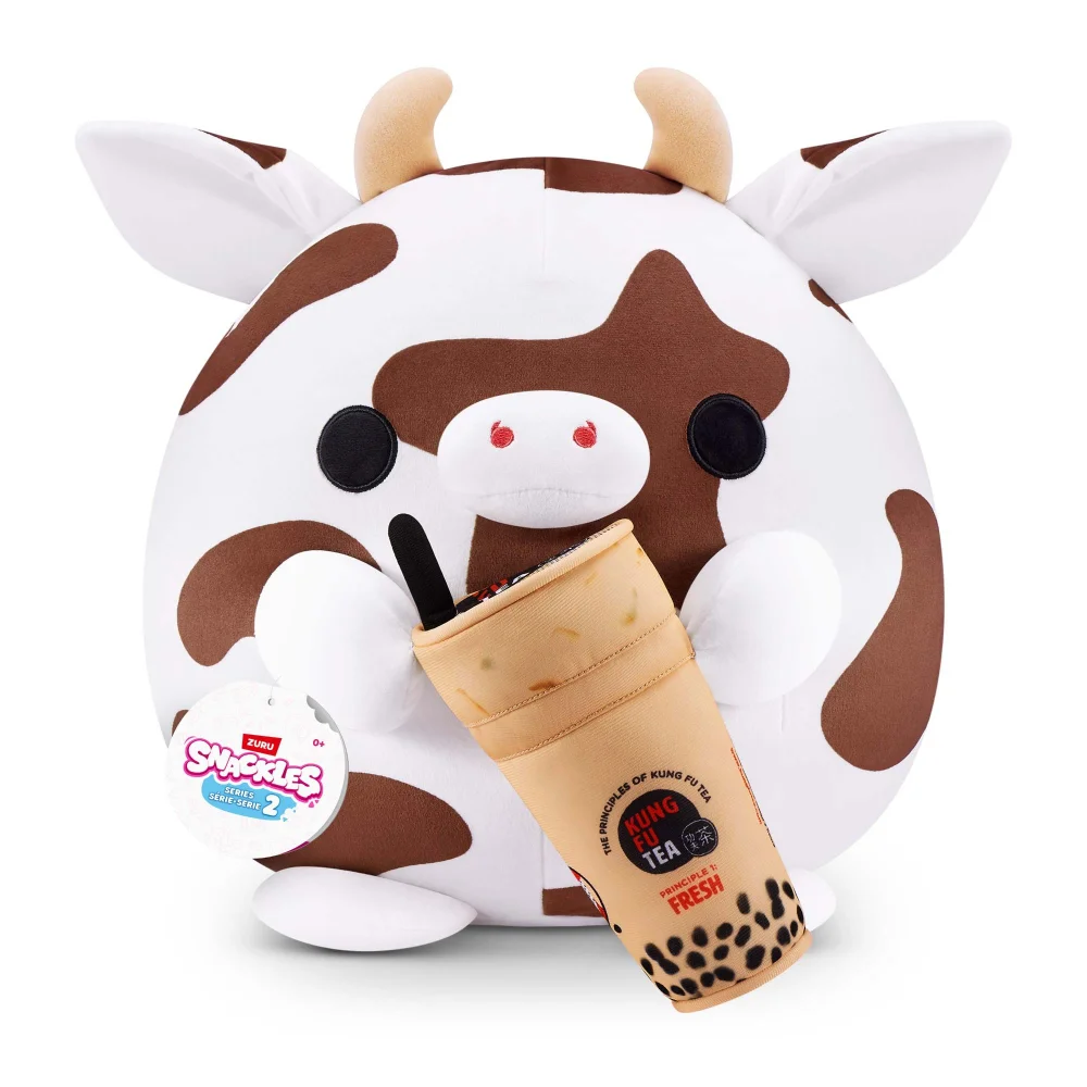 Snackles Bonnie the Cow 36cm Soft Toy by ZURU Image 1