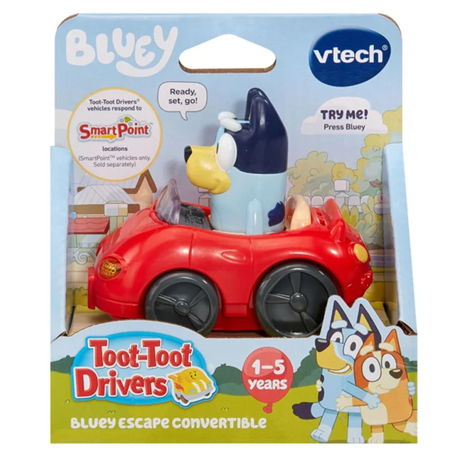 VTech Bluey's Escape Convertible Toot-Toot Drivers Vehicle
