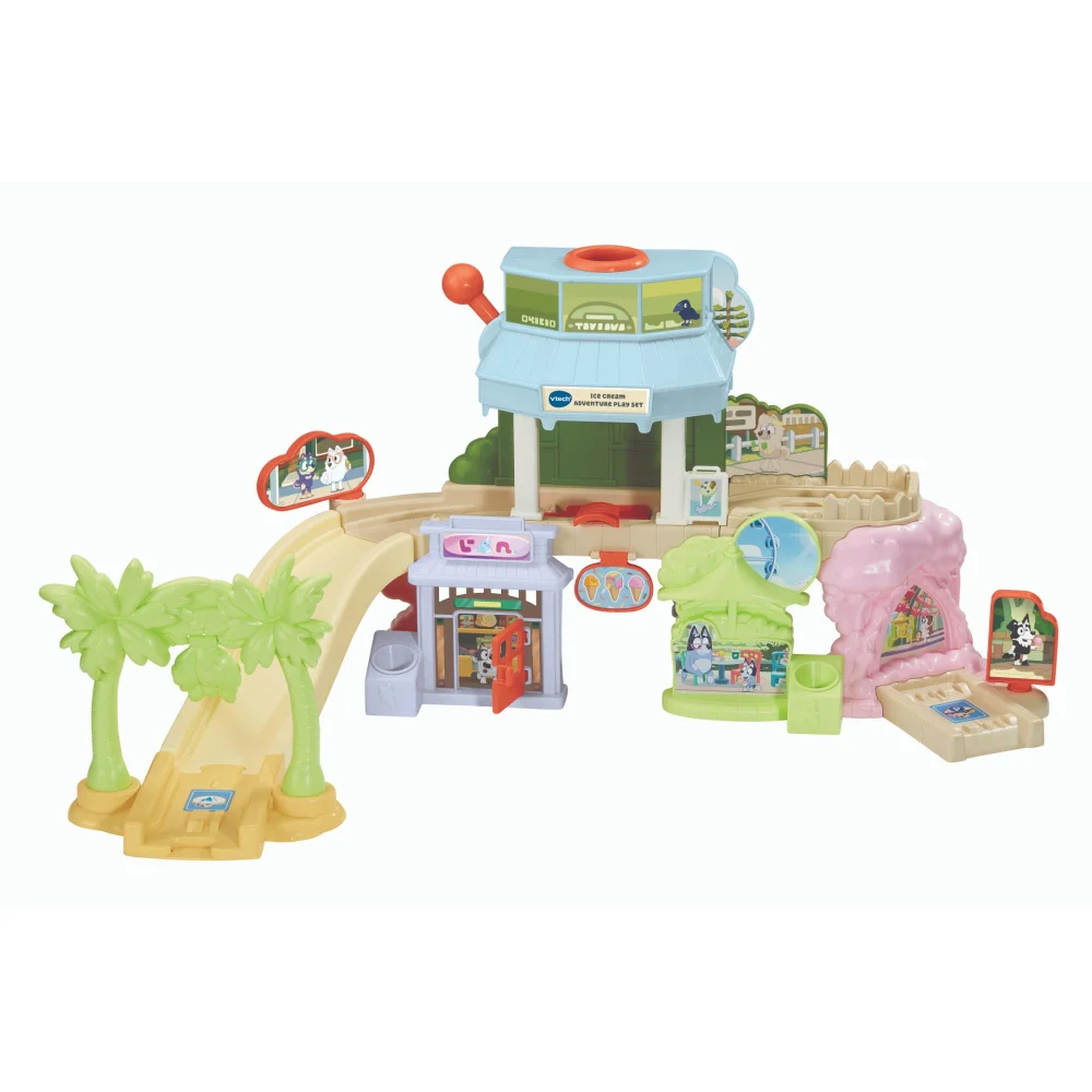 VTech Toot-Toot Drivers Bluey Ice Cream Adventure Playset Image 1