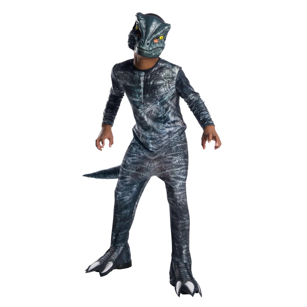Rubies 3-5 Years Jurassic World Velociraptor Blue Dinosaur Dress Up Costume Image 1