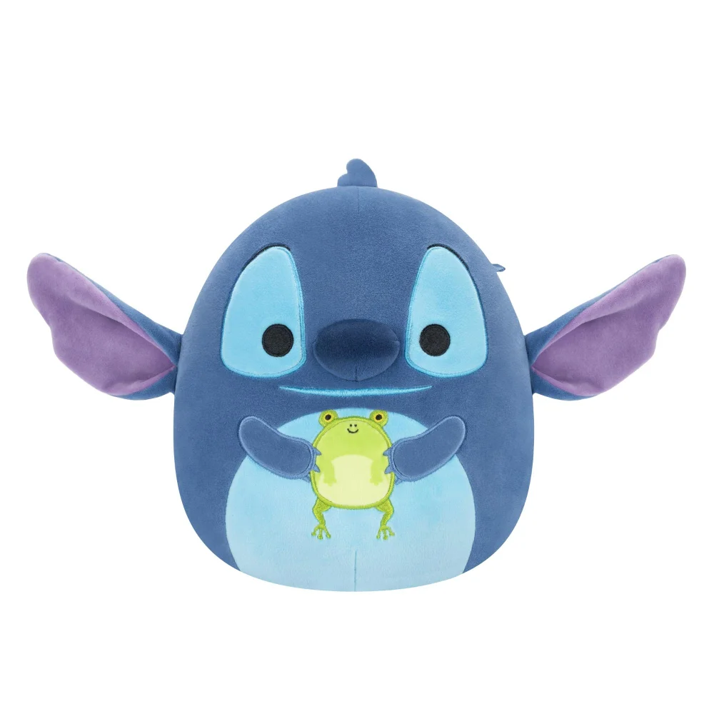 Original Squishmallows Stitch Frog 8' Soft Toy Disney Image 1