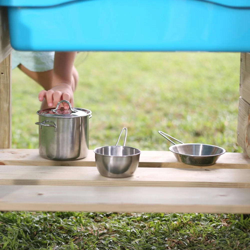 TP Deluxe Wooden Mud Kitchen Image 1