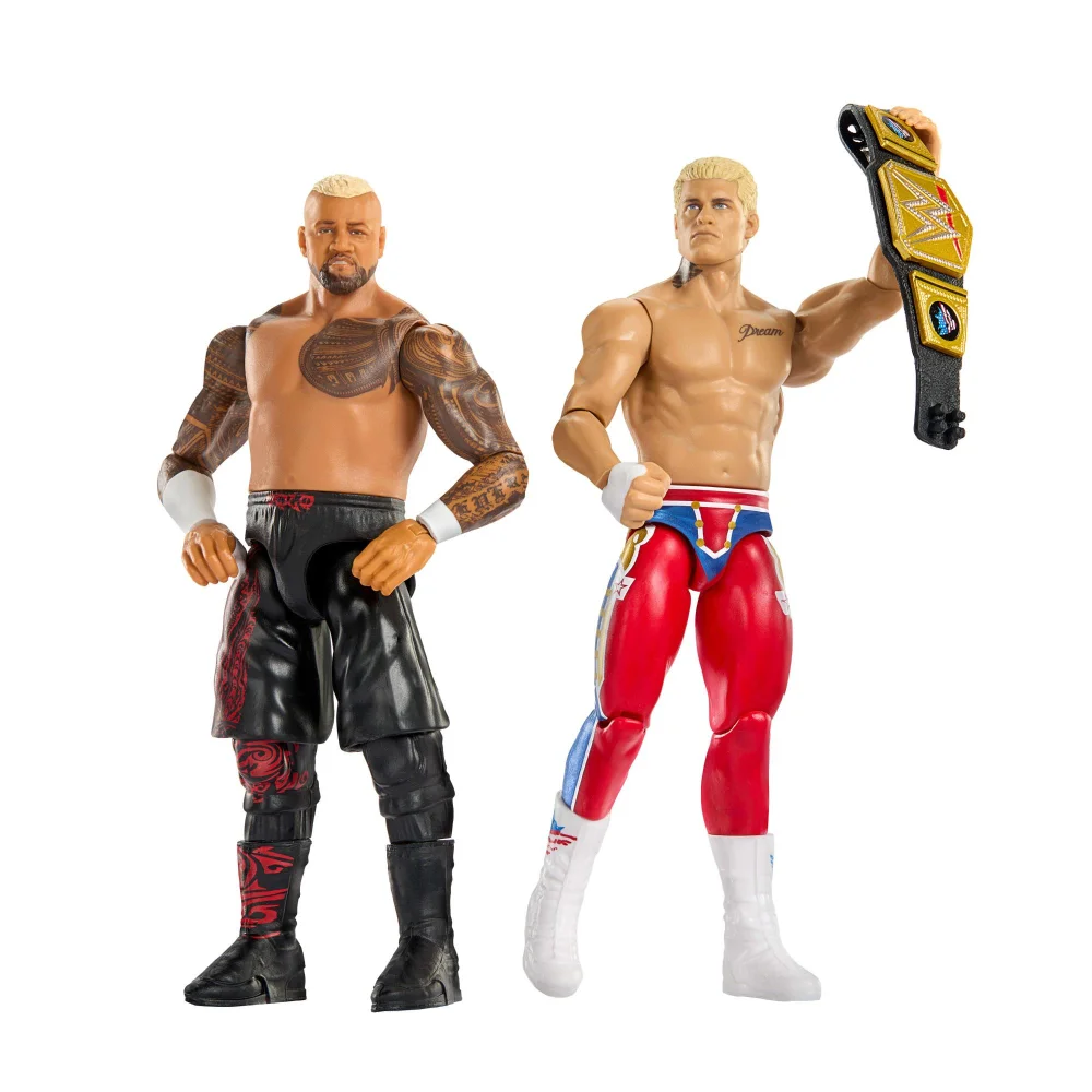 WWE Cody Rhodes Vs Solo Sikoa Figure 2 Pack Main Event Showdown Image 1