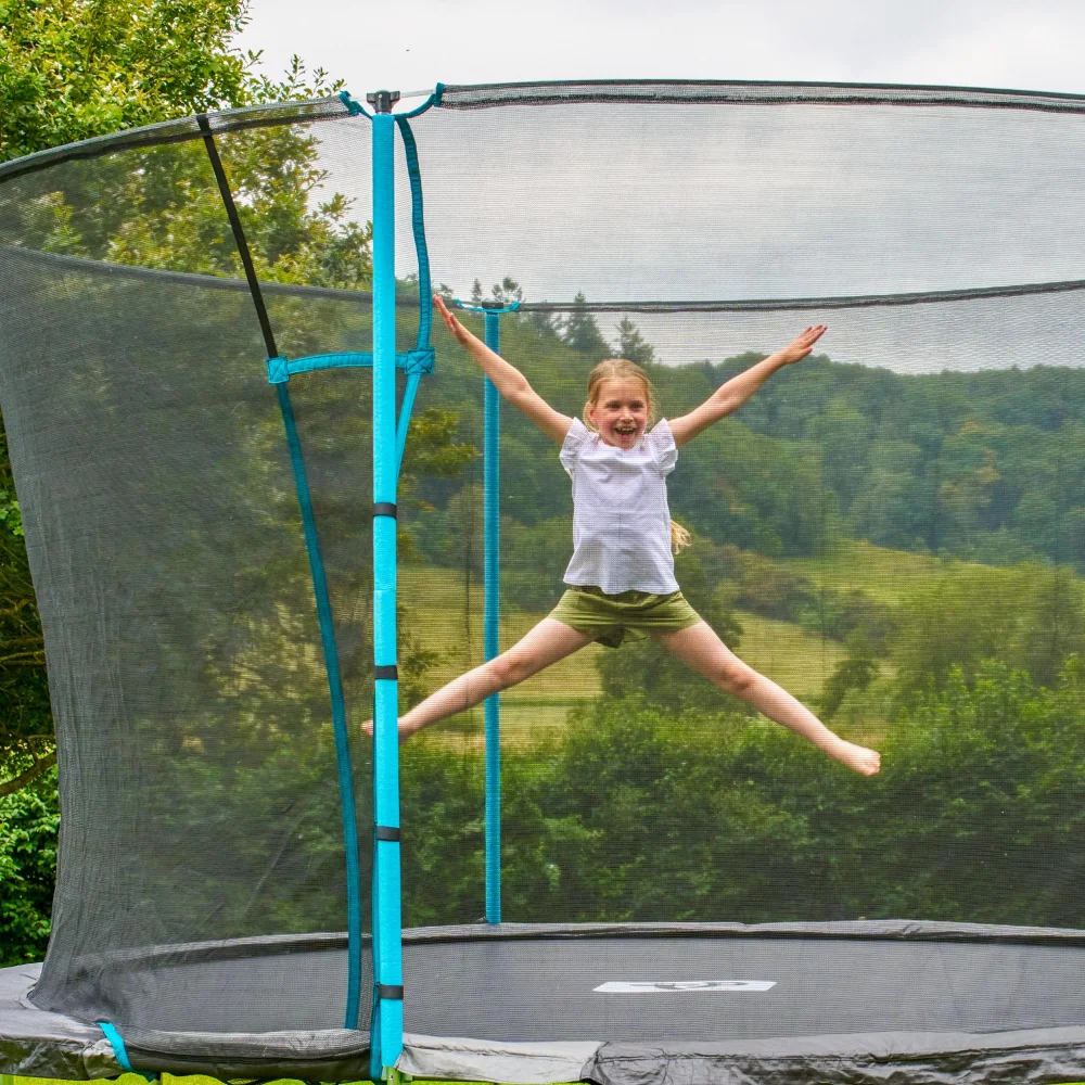 TP UP 14ft Trampoline with Igloo Door Image 1