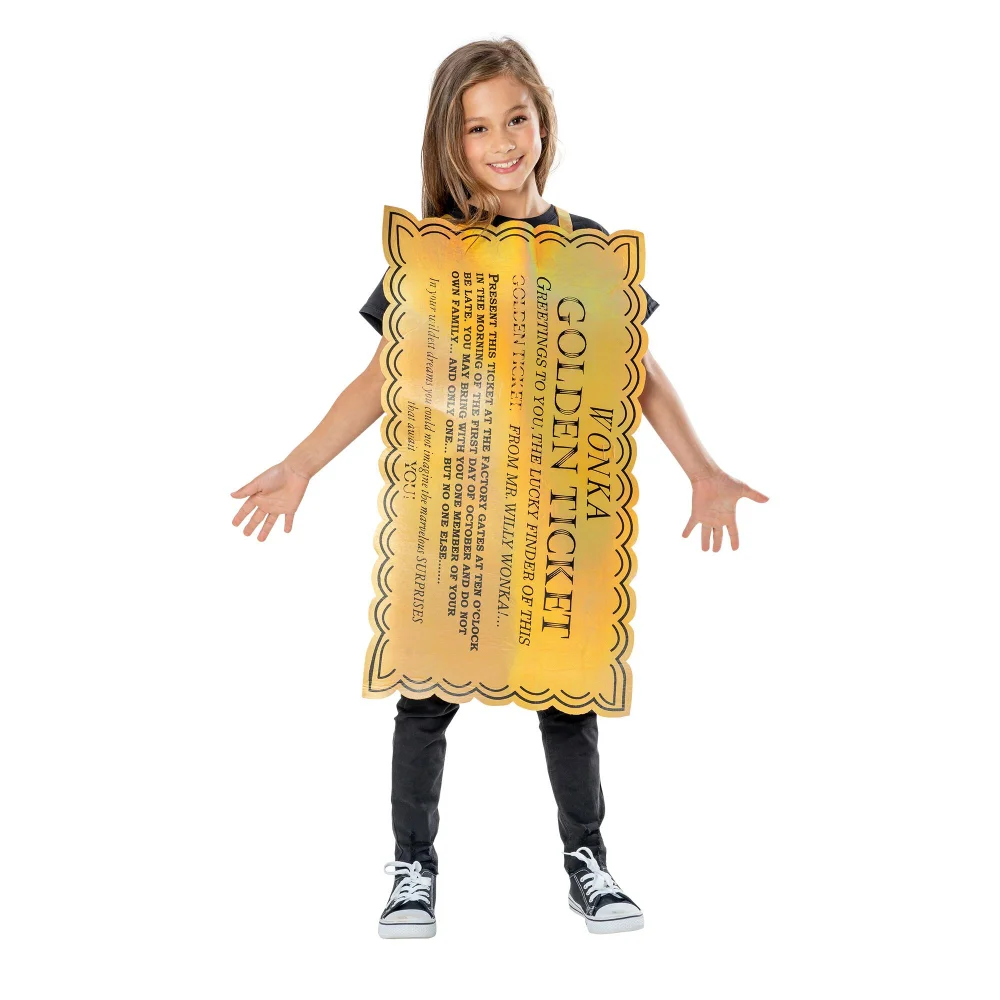Rubies 5-8 Years Golden Ticket Tabbard Dress Up Costume Image 1