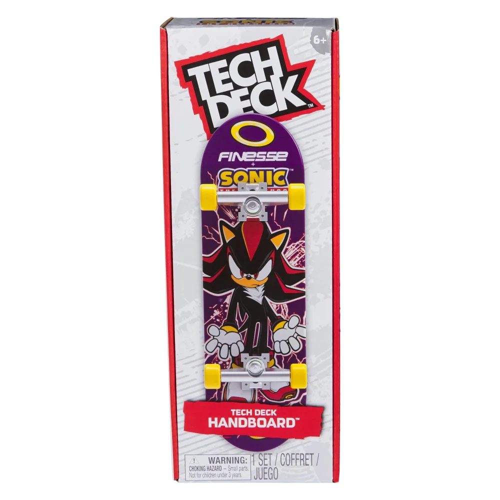 Tech Deck Finesse X Sonic the Hedgehog Handboard Image 1