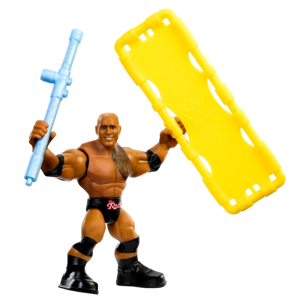 WWE Knuckle Crunchers The Rock Figure Image 1