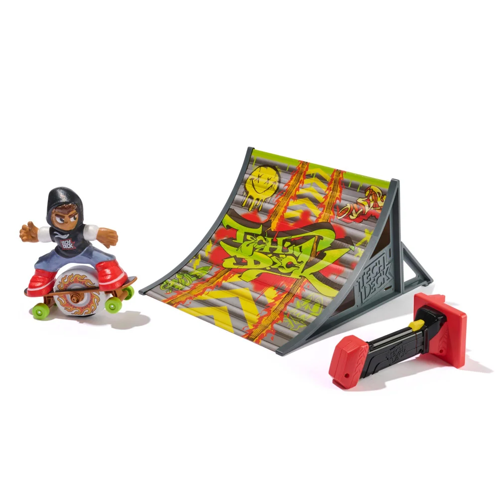 Tech Deck Shred N' Blast Skateboard Playset Image 1