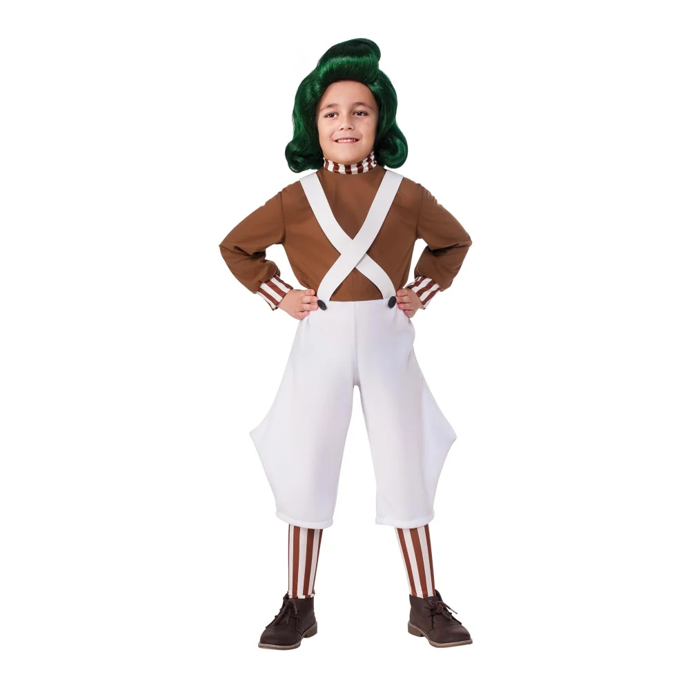 Rubies 9-10 Years Oompa Loompa Dress Up Costume Image 1