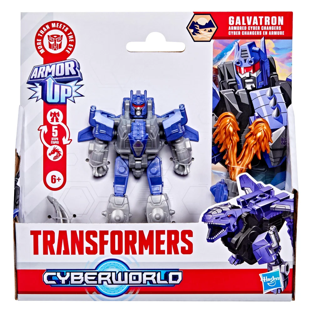 Transformers Galvatron Cyberworld Armoured Cyber Changers Figure Image 1