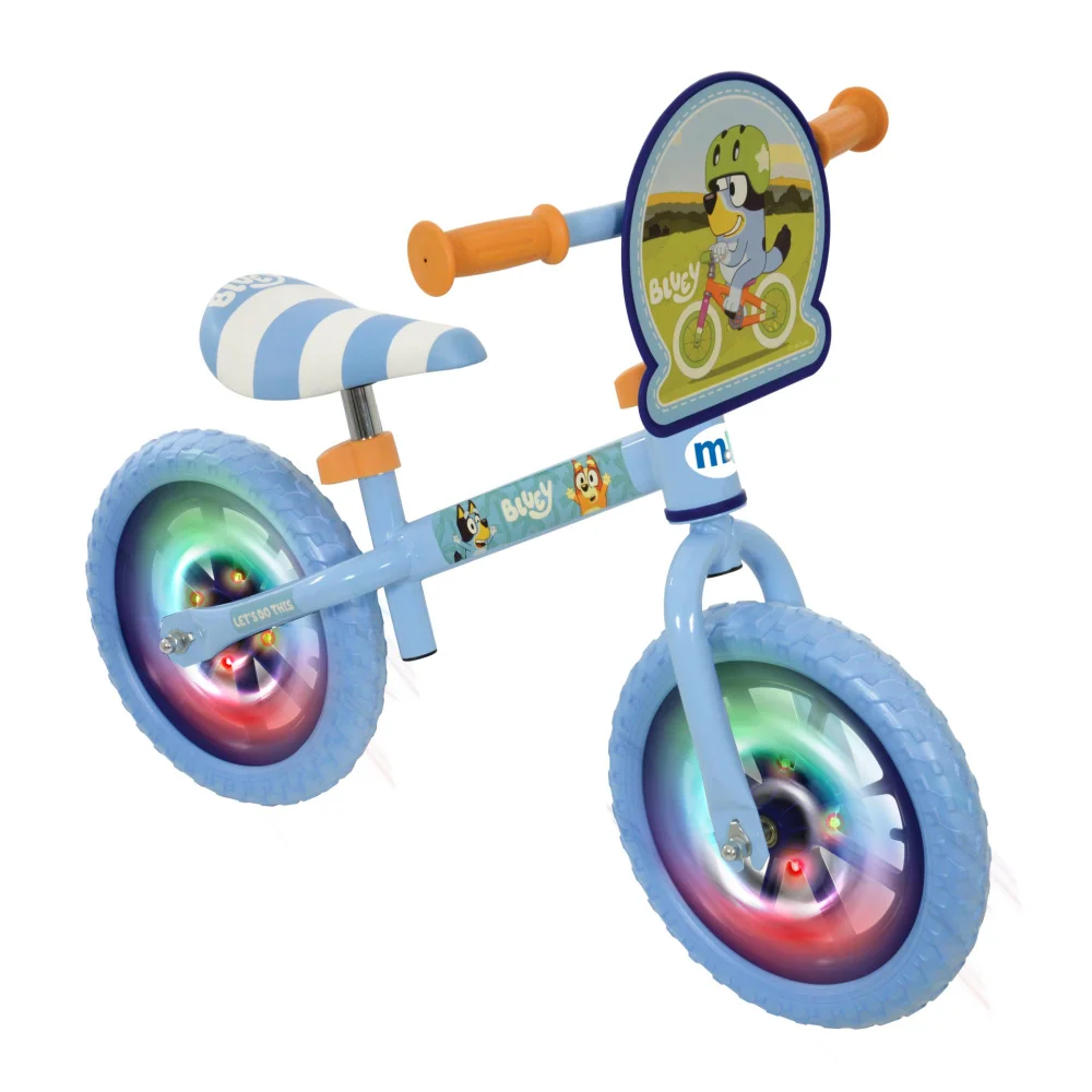 Bluey 12 Inch LED Balance Bike Image 1