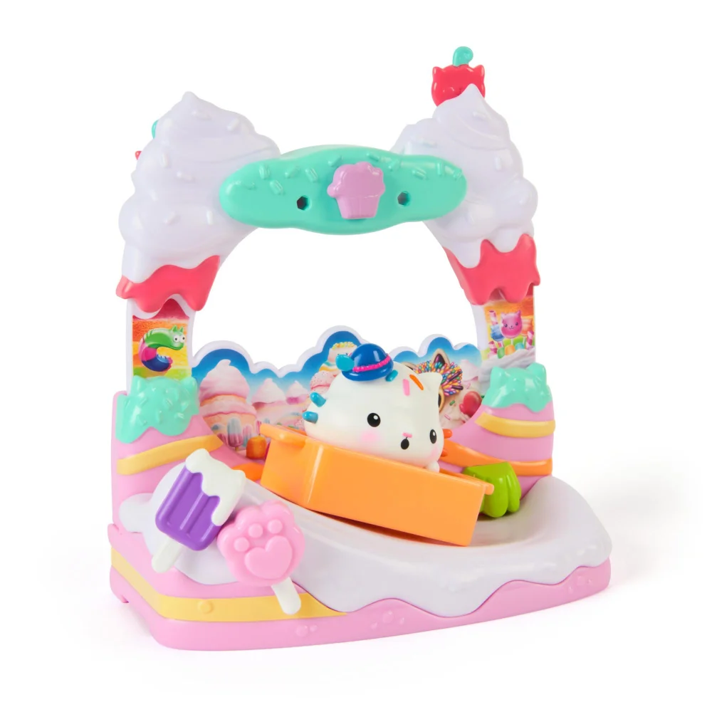 Gabby's Dollhouse Cakey Cat's Sweet Treat Balcony Playset The Movie Image 1