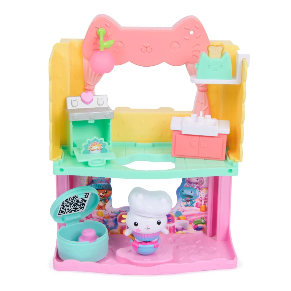 Gabby's Dollhouse Cakey's Sprinkle Cake-tastic Kitchen Playset The Movie Image 1