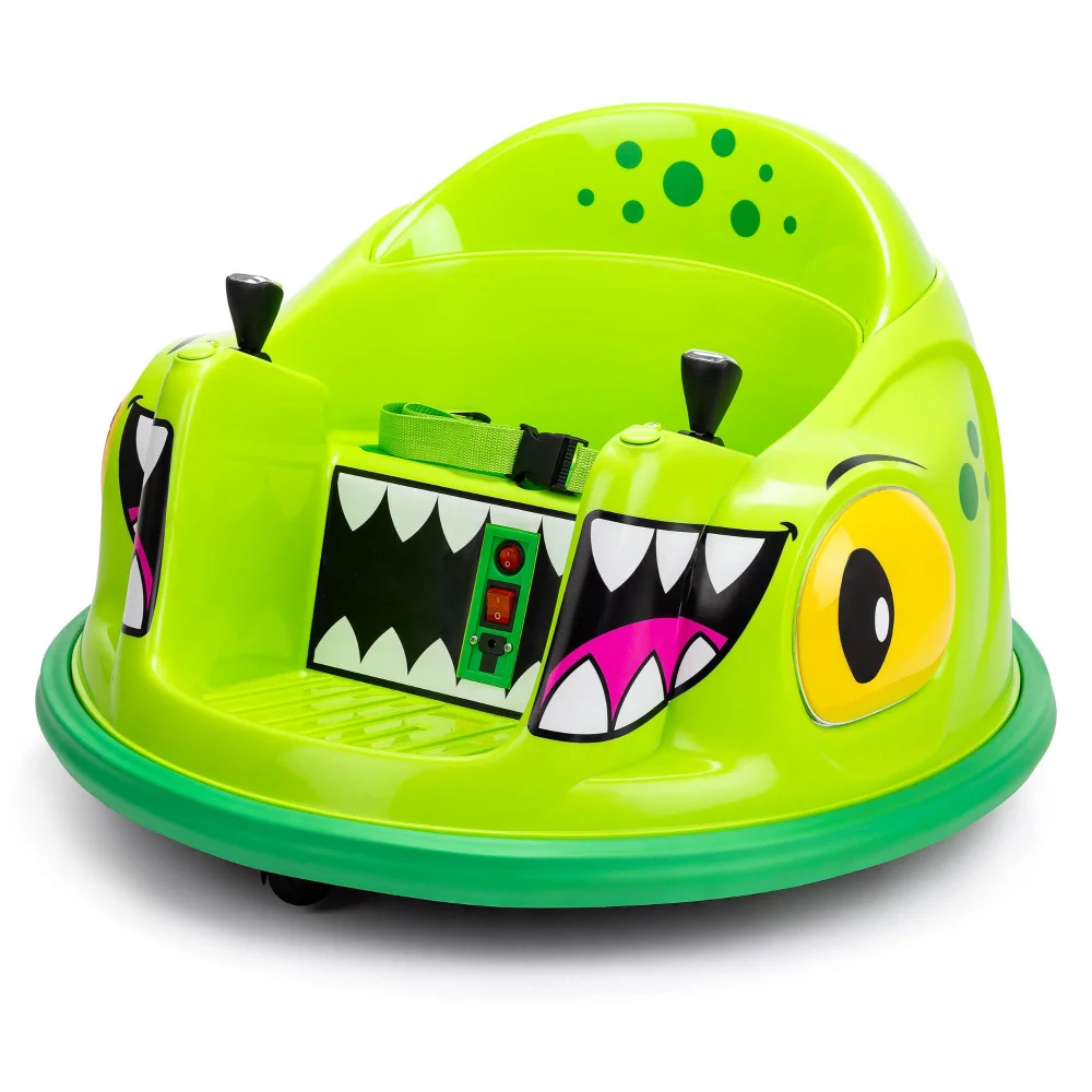 Xootz Dinosaur Bumper Car Electric Ride On Green Image 1