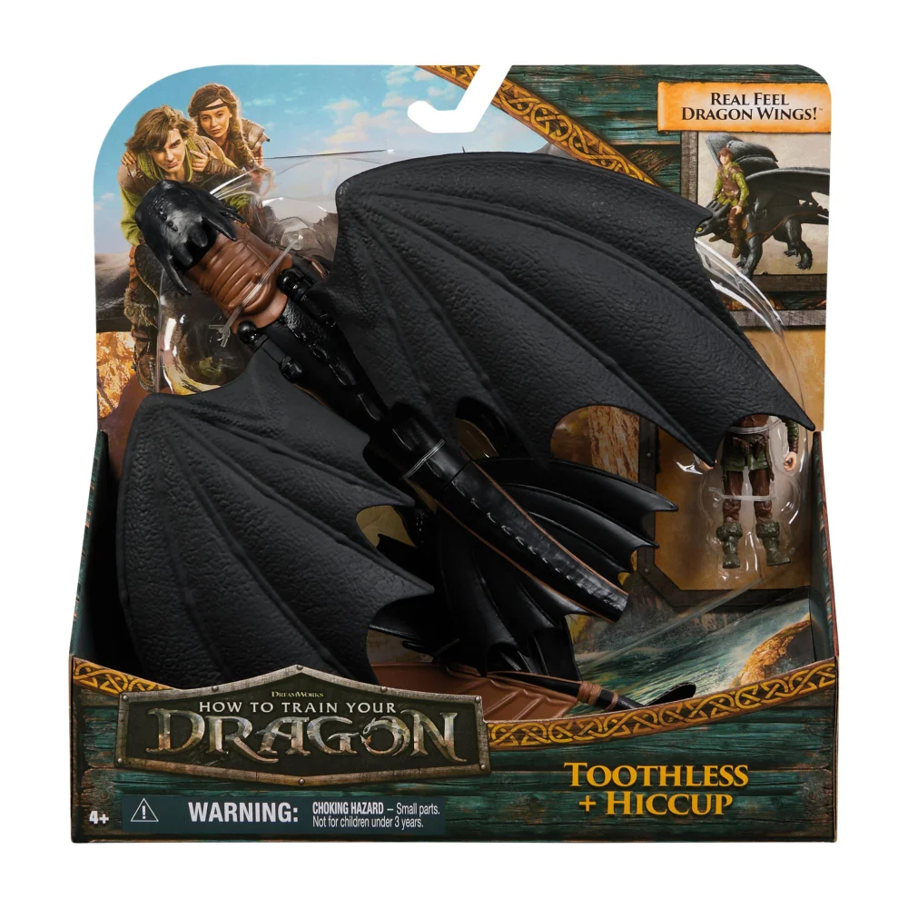 How to Train Your Dragon Toothless and Hiccup Figures Image 1
