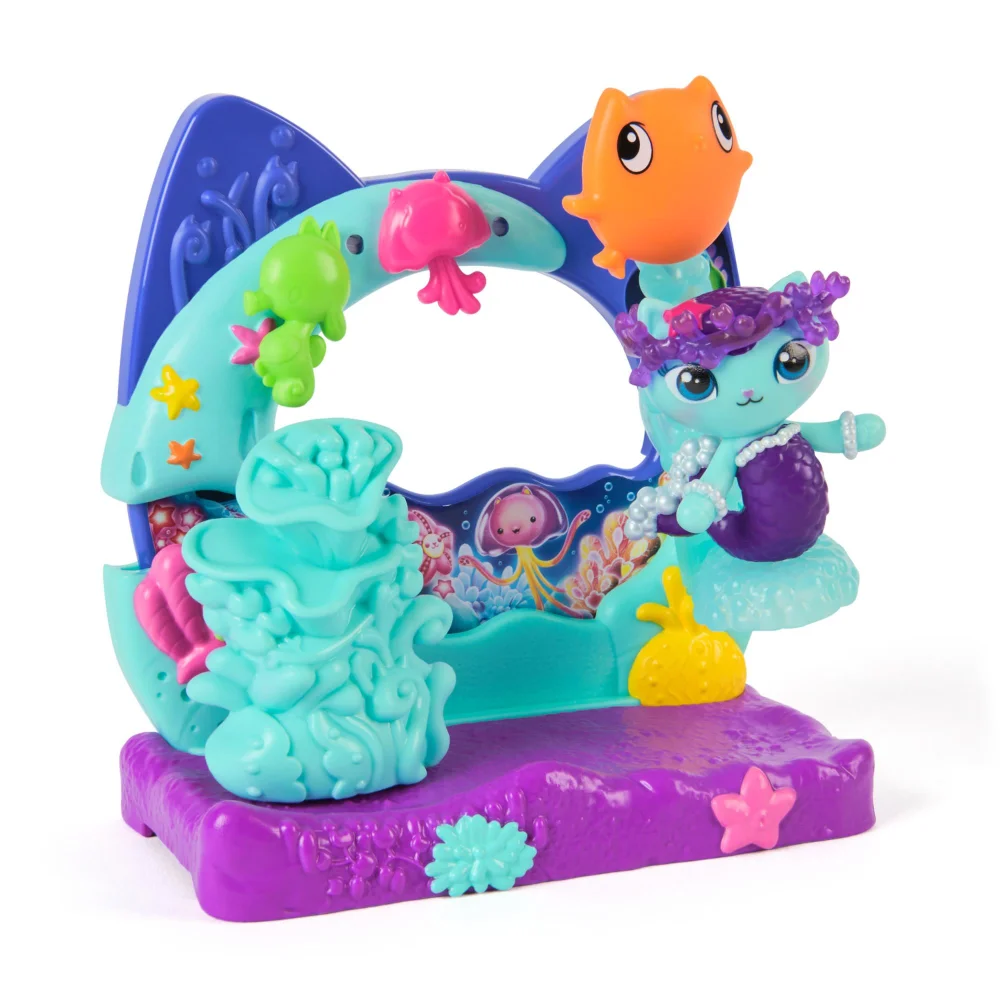 Gabby's Dollhouse Mercat's Aquarium Balcony Playset The Movie Image 1