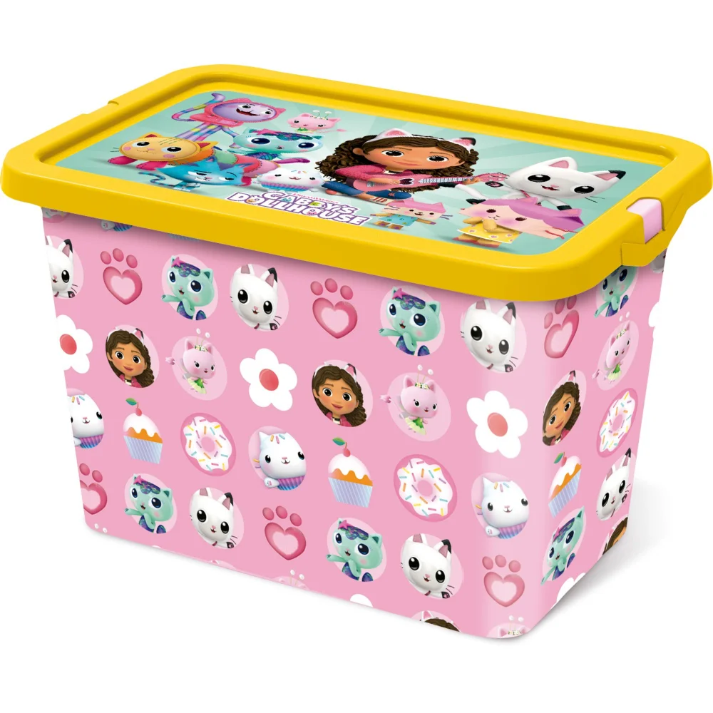Gabby's Dollhouse Storage Box 3 Pack Image 1