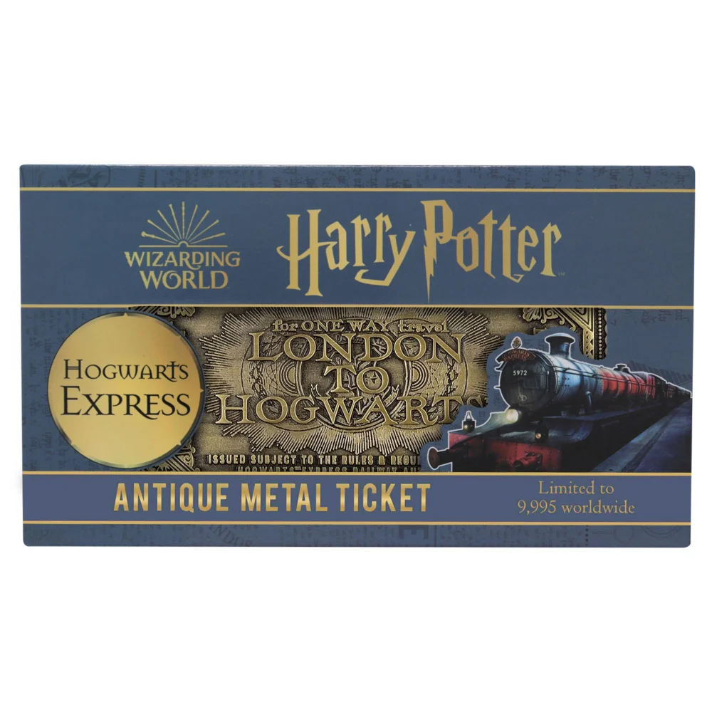 Harry Potter Limited Edition Replica Hogwarts Express Train Ticket Image 1