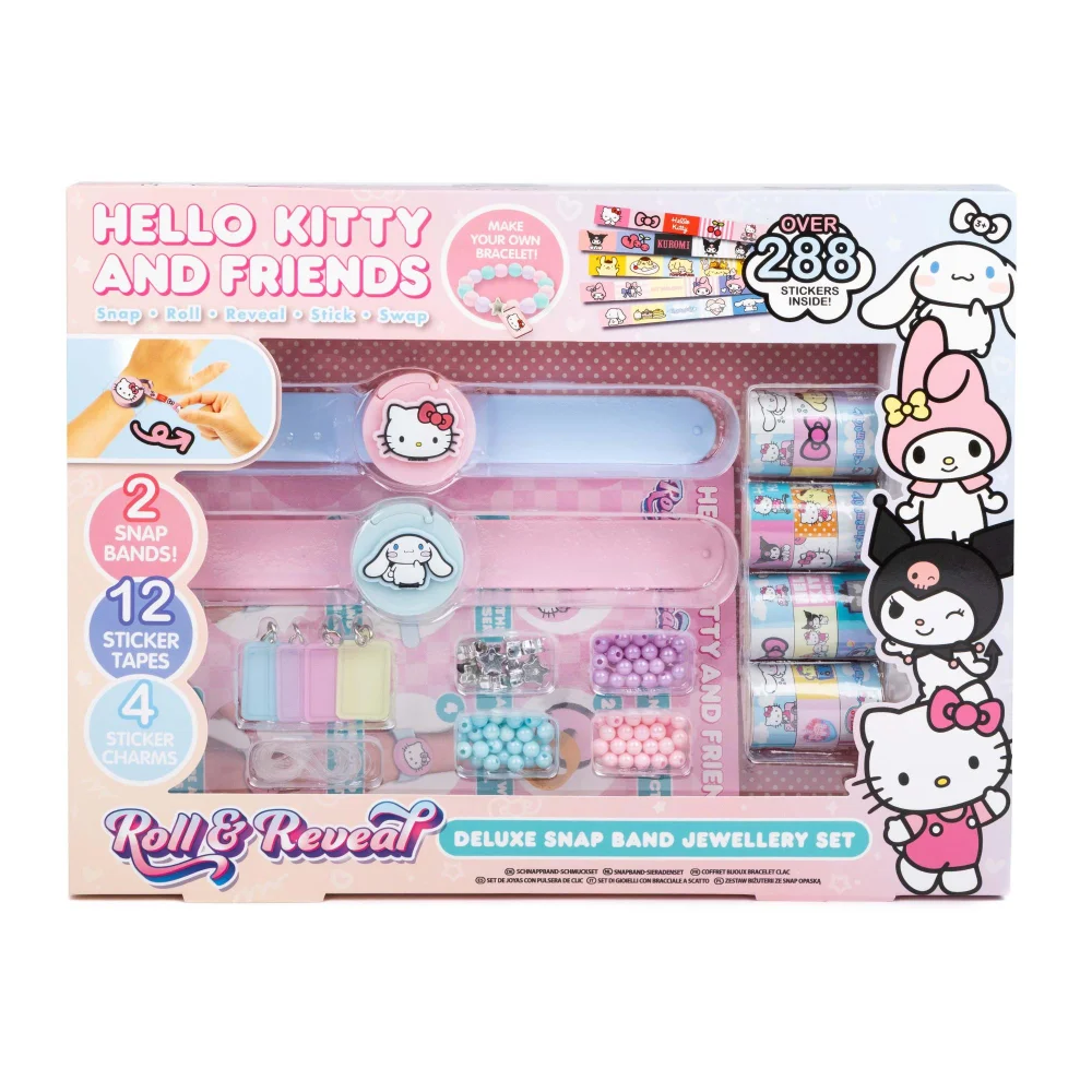 Hello Kitty Deluxe Snap Band Jewellery Craft Set Image 1