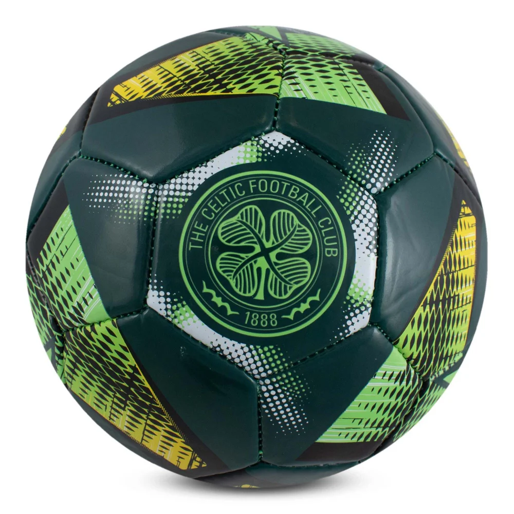 Celtic FC Size 3 Spiral Football Image 1