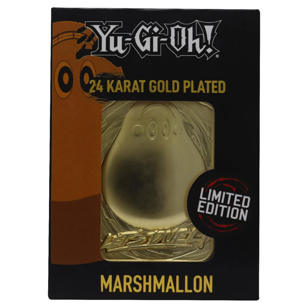Yu-Gi-Oh! Limited Edition 24k Gold Plated Marshmallon Metal Card Image 1