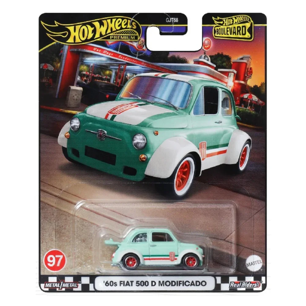 Hot Wheels 60s Fiat 500 D Modificado Car Boulevard Image 1