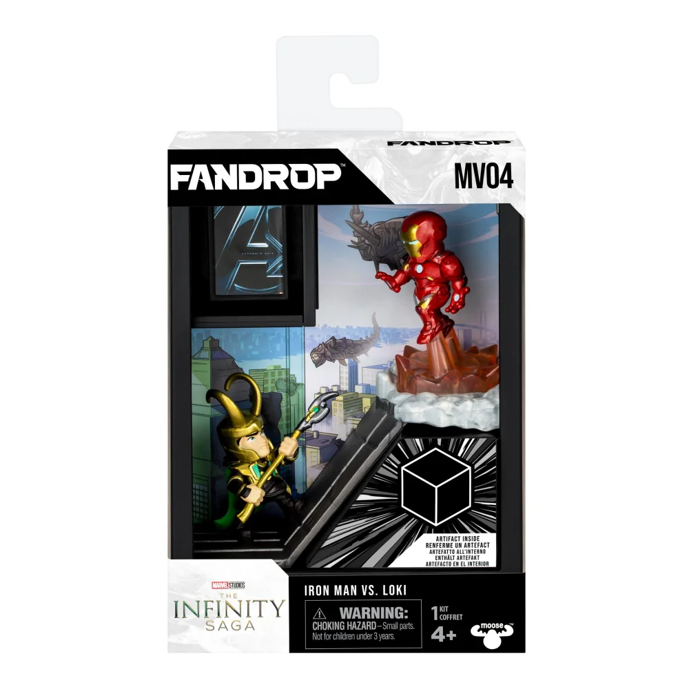 Marvel FANDROP Iron Man Vs. Loki Figures Image 1