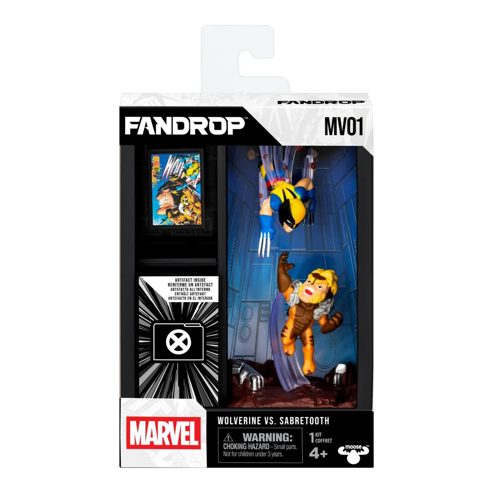 Marvel FANDROP Wolverine Vs. Sabretooth Figures Image 1