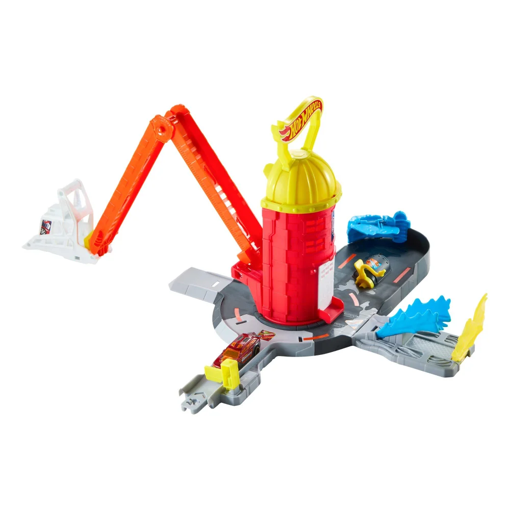 Hot Wheels City Super Fire Station Rescue Playset Image 1