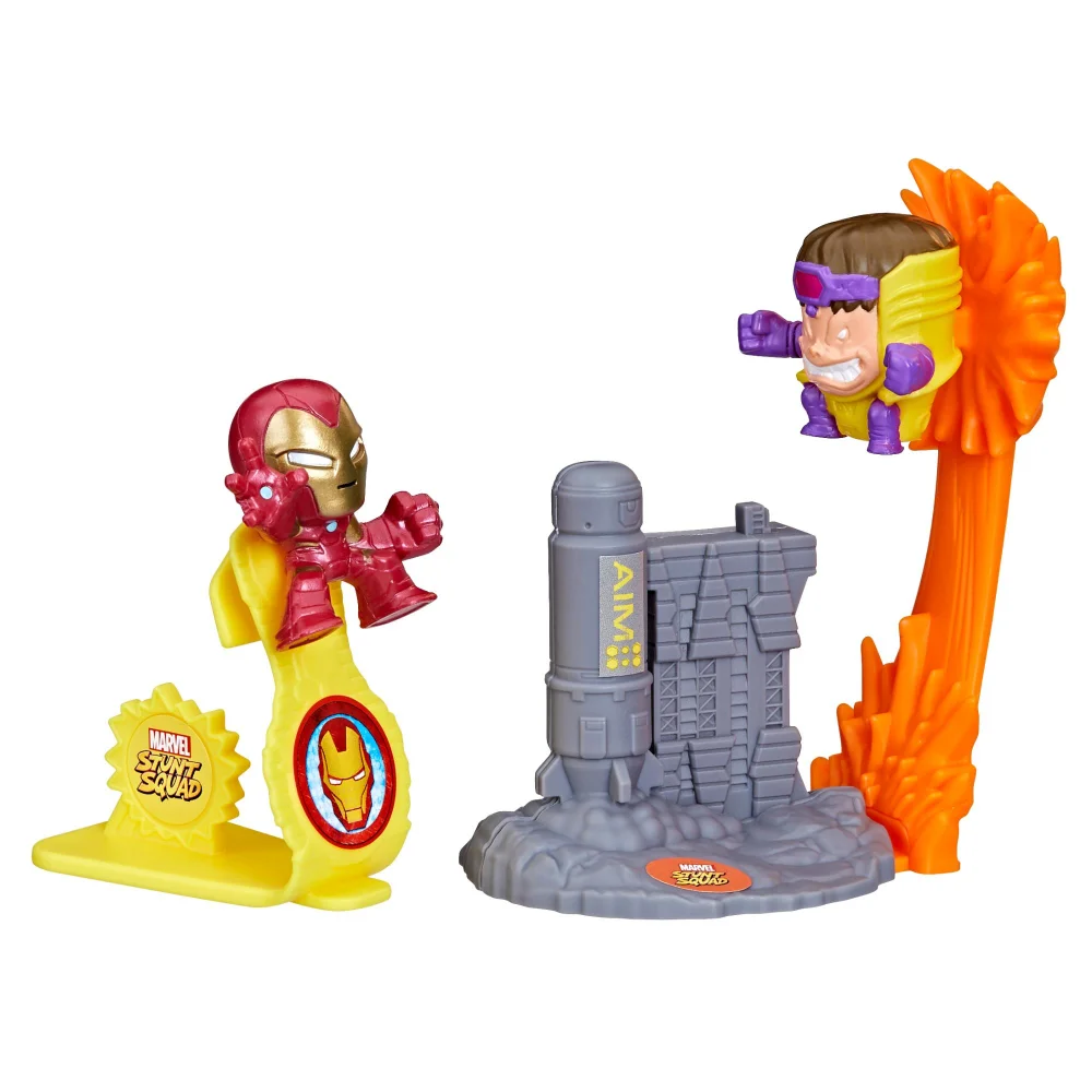Marvel Stunt Squad Iron Man VS. M.O.D.O.K Playset Image 1