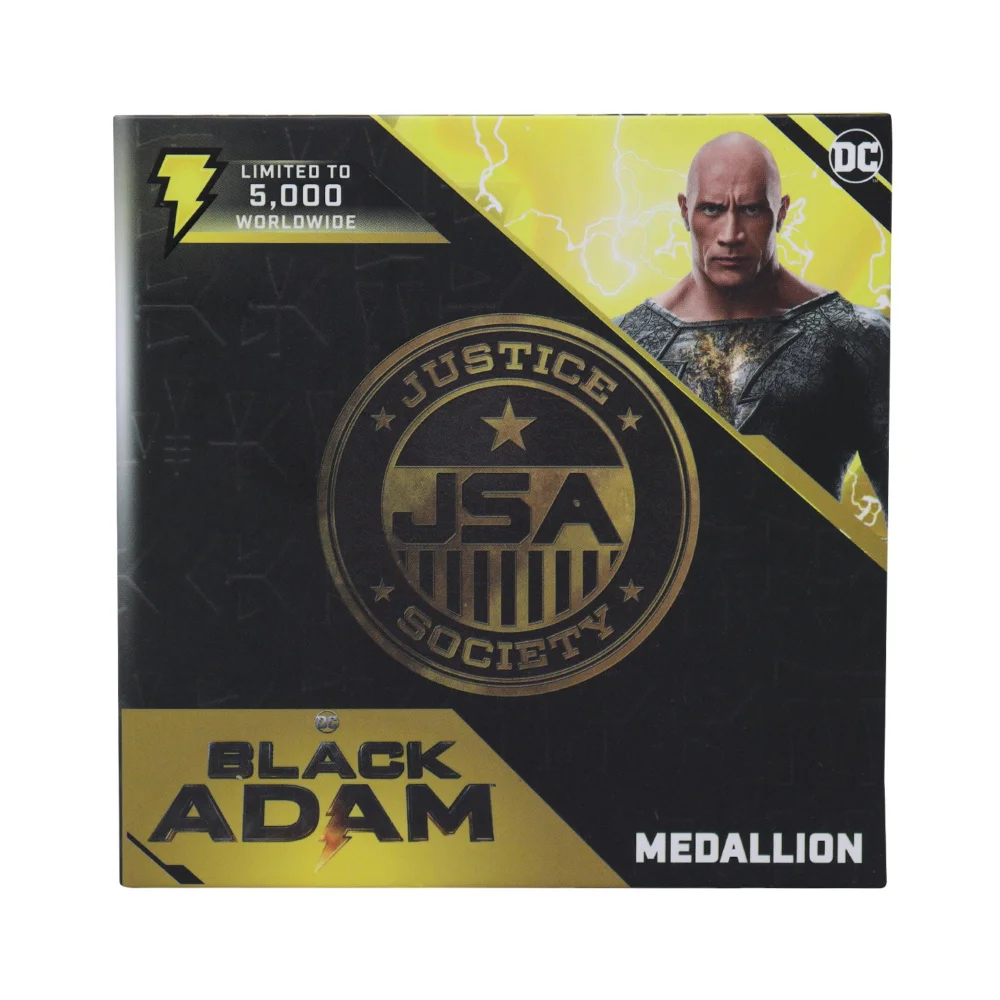 DC Black Adam Limited Edition Justice Society of America Medallion Image 1