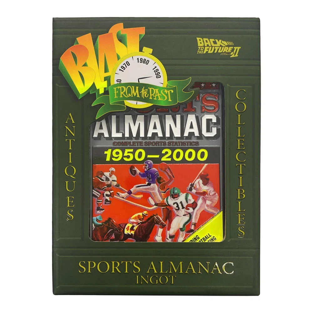 Back to the Future Limited Edition Sport Almanac Ingot Image 1
