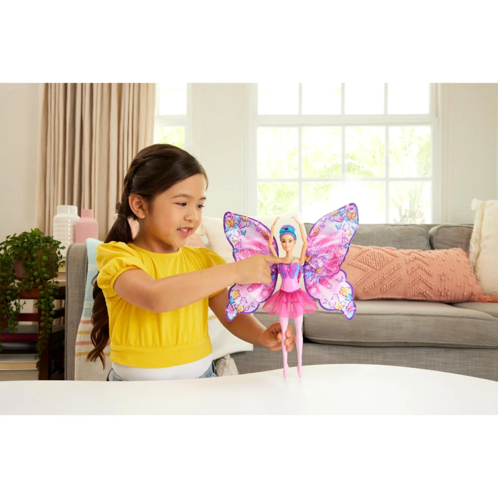 Barbie 2in1 Dance and Flutter Doll Image 1