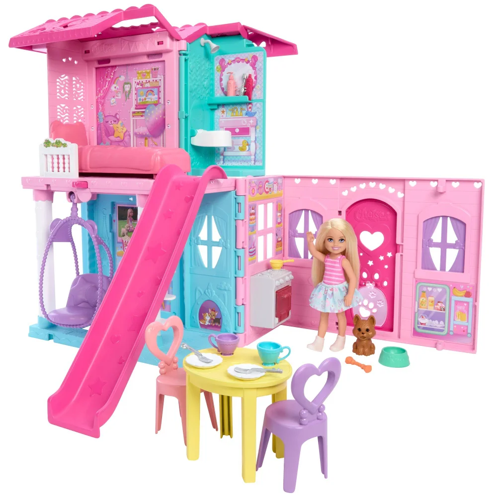 Barbie Club Chelsea Pop Up Doll House Playset Image 1