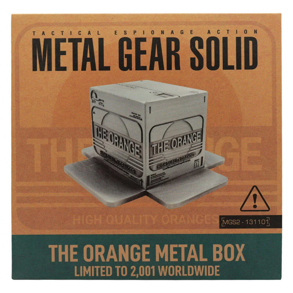 Metal Gear Solid 2 Replica Cardboard Box Image 1