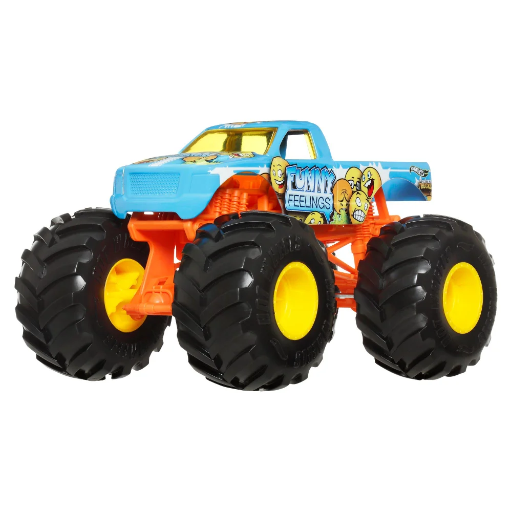 Hot Wheels Monster Trucks Oversized Funny Feelings 1:24 Vehicle Image 1