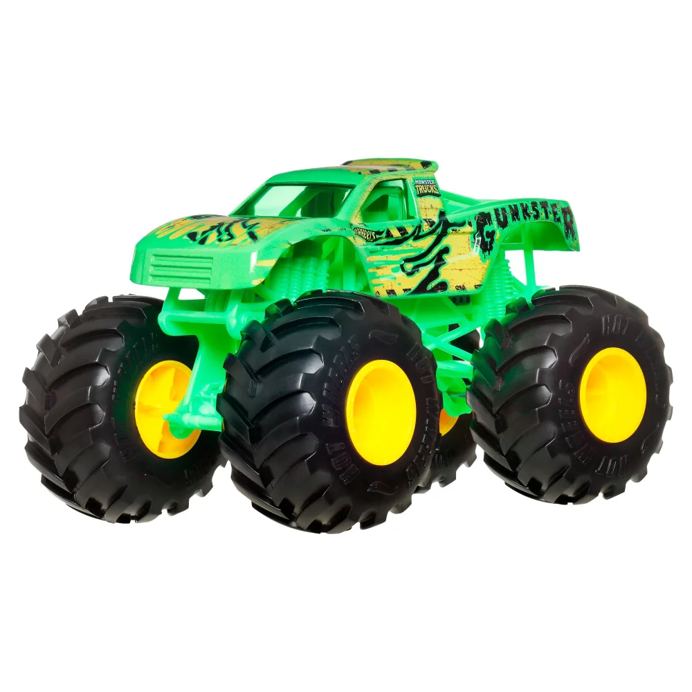 Hot Wheels Monster Trucks Oversized Gunkster Vehicle Image 1