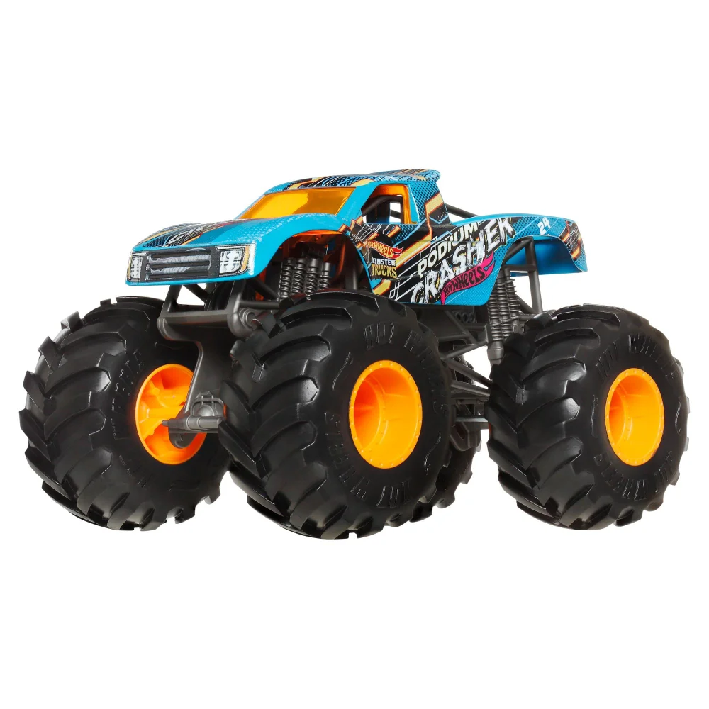 Hot Wheels Monster Trucks Podium Crasher Vehicle Image 1