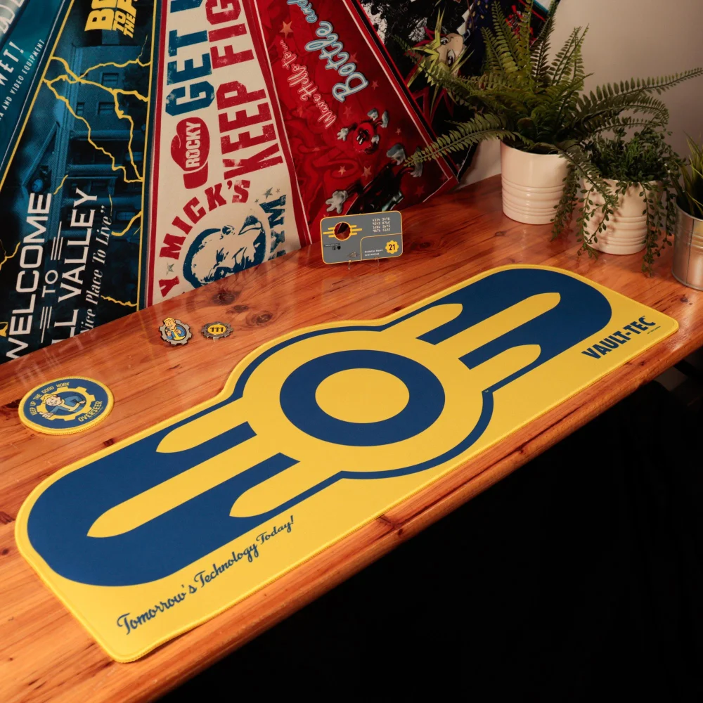 Fallout Vault-Tec XL Desk Pad and Coaster Set Image 1