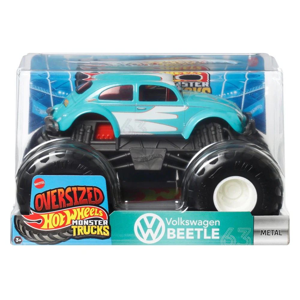 Hot Wheels Monster Trucks Volkswagen Beetle Oversized Vehicle Image 1