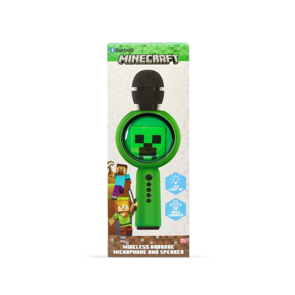 Minecraft Karaoke Sing Along LED Microphone Image 1