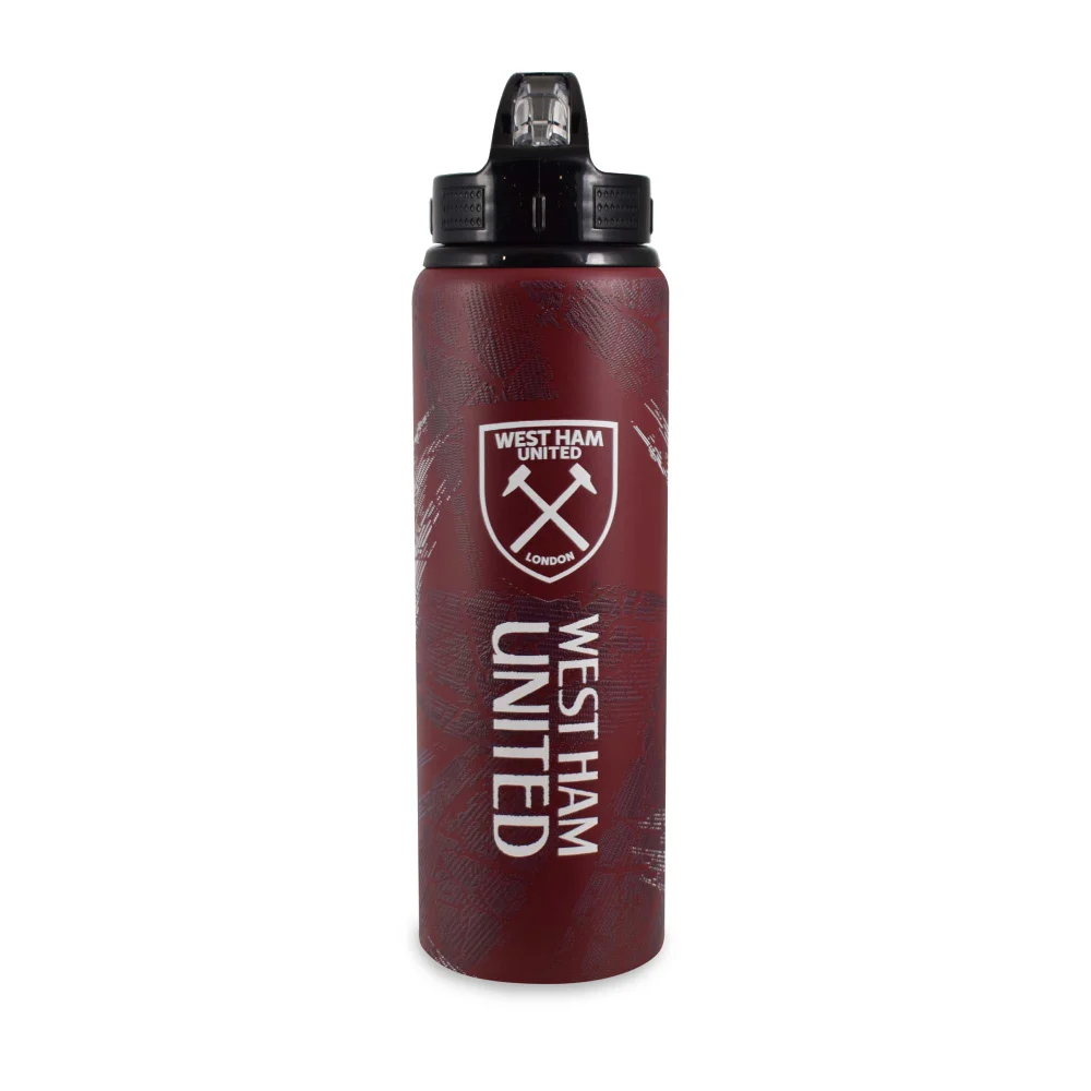 West Ham United FC 750ml 3D Aluminium Bottle Image 1