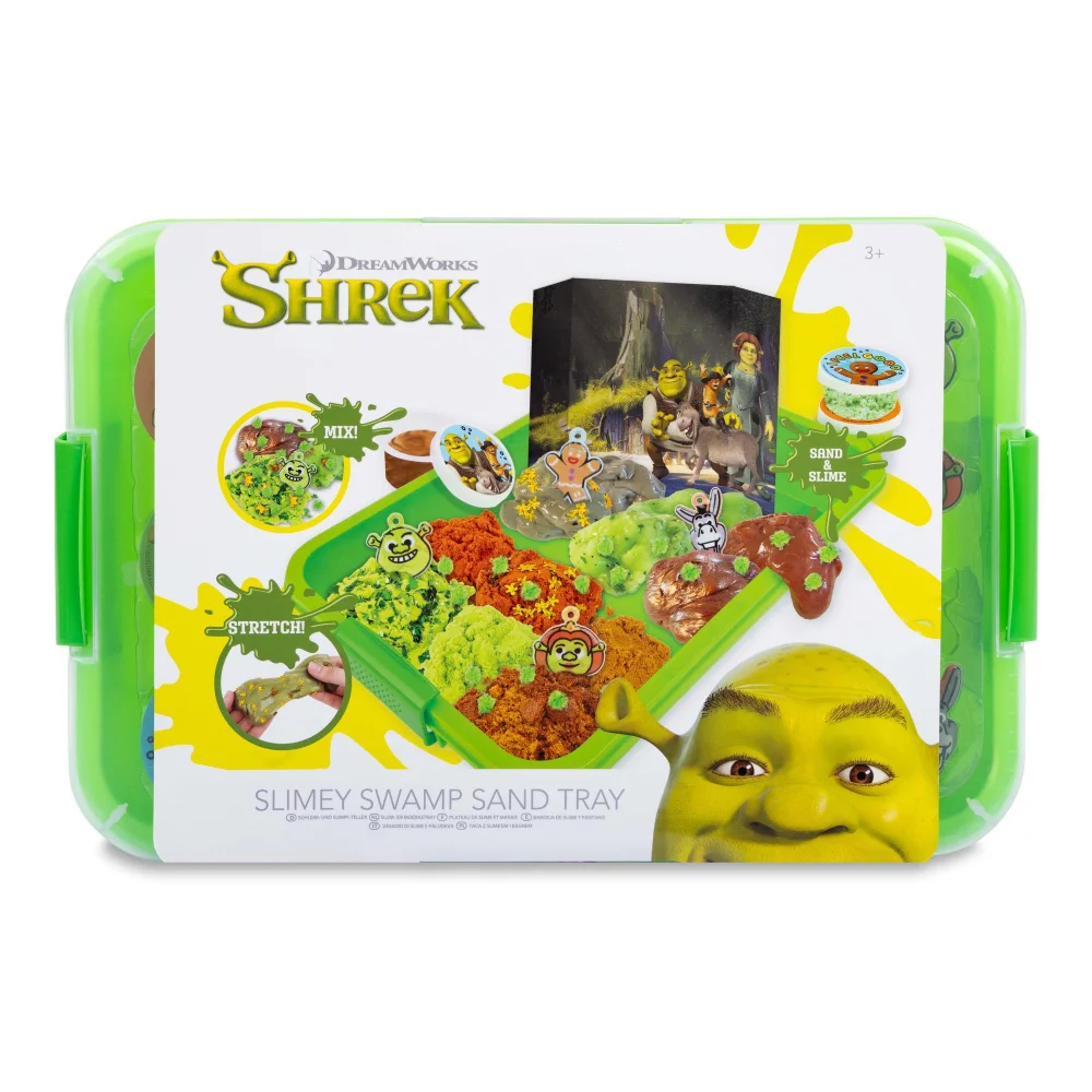 Shrek Slimey Swamp Sand Tray Craft Set Image 1