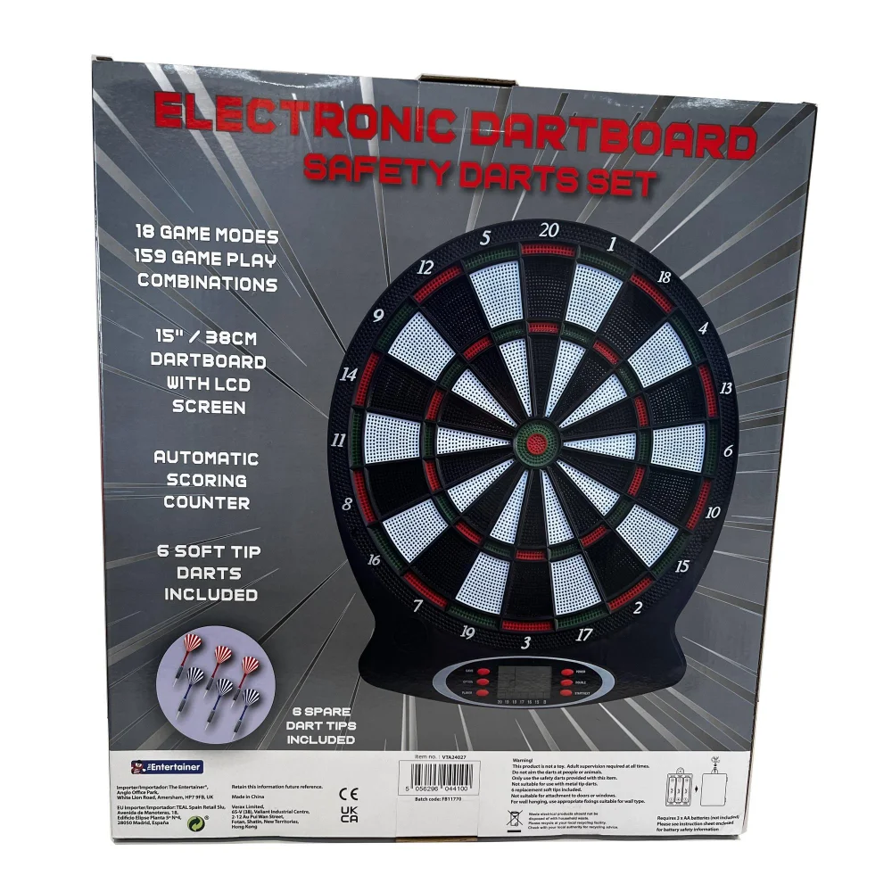 Electronic Safety Dartboard Image 1