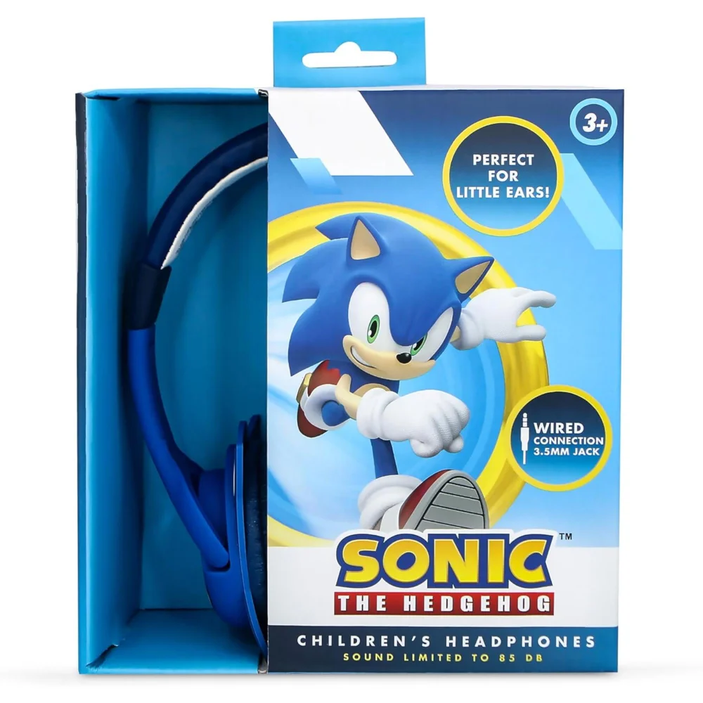 Sonic the Hedgehog Childrens Wired Headphones Image 1