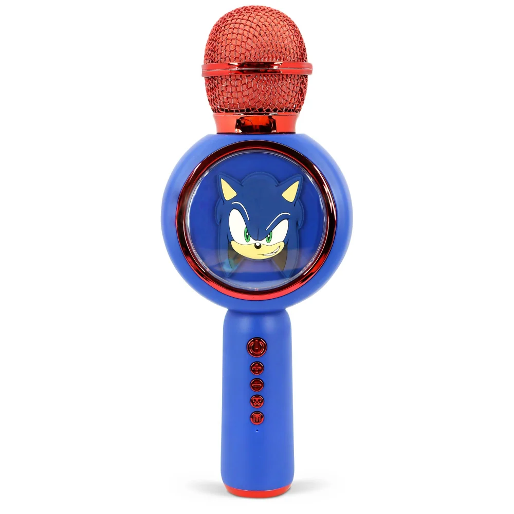 Sonic the Hedgehog Karaoke Sing Along LED Microphone Image 1