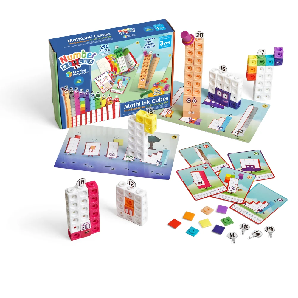 Numberblocks MathLink Cubes 11-20 Activity Set Image 1