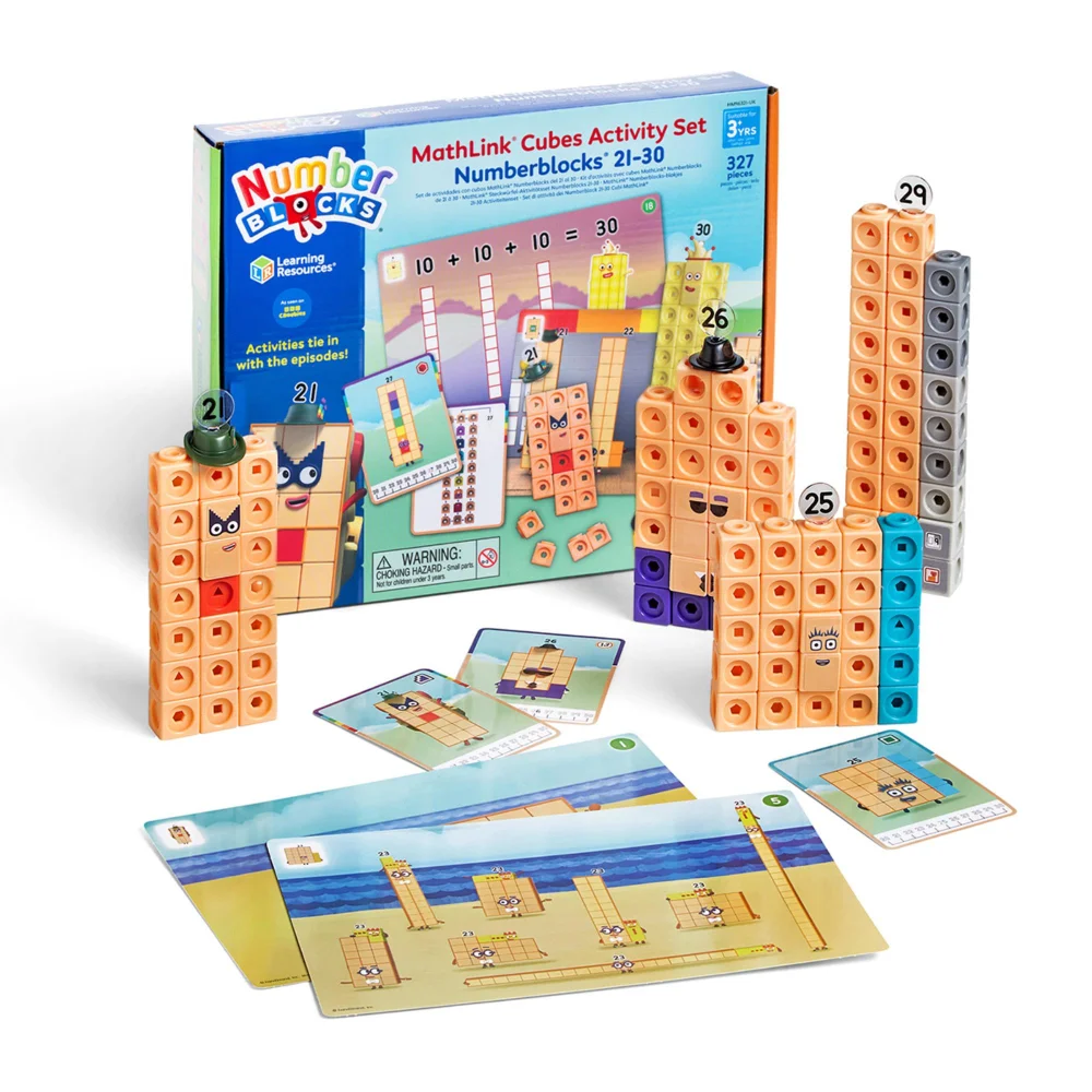 Numberblocks MathLink Cubes 21-30 Activity Set Image 1